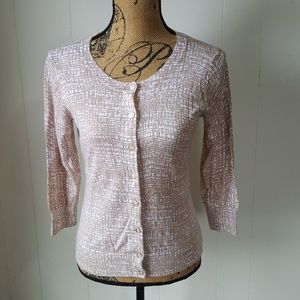 Banana Republic Abstract Striped Sweater Cardigan